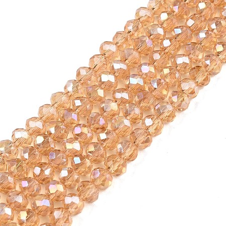 Electroplate Glass Beads Strands LS-EGLA-A044-T3mm-B23-1