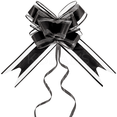 Plastic Bowknot Pull Bows AJEW-WH20064-74M-1
