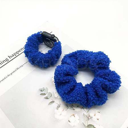 Plush Hairband and Watch Band For iWatch Series 7 Winter limit Smart Watches Size 38mm/41mm/40mm COHT-PW0001-07A-08-1