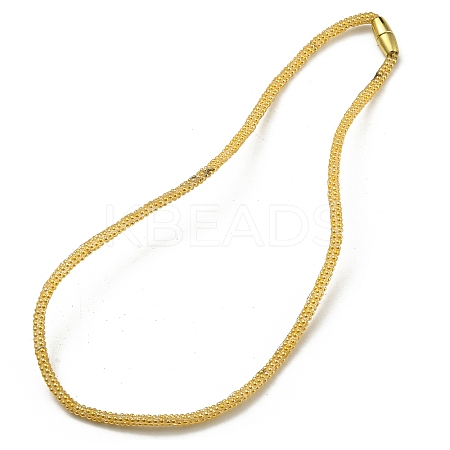 Rhinestone Tennis Necklace NJEW-R263-26C-G-1