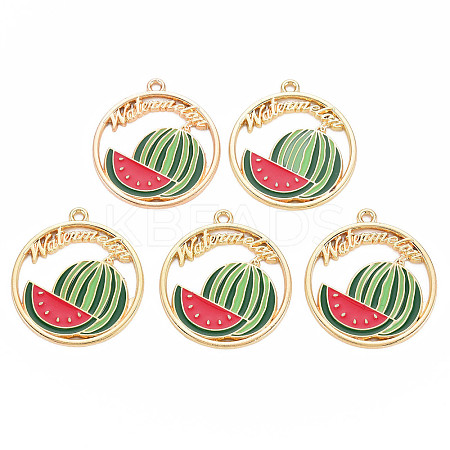 Alloy Enamel Pendants LS-ENAM-S126-104-NR-1