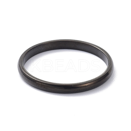 2mm Polished Plain Dome Finger Ring for Girl Women RJEW-C012-05A-EB-1