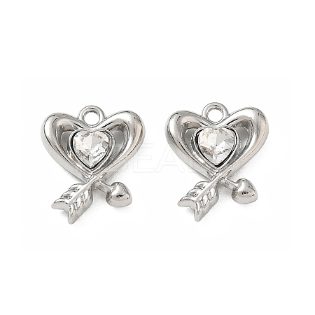 Alloy Rhinestone Pendants RB-CBA7D90-02P-1