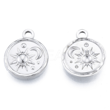 Non-Tarnish 201 Stainless Steel Pendants STAS-N098-182P-1