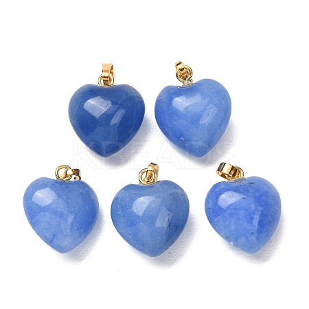 Dyed & Heated Natural Agate Pendants G-I311-A48-P-1