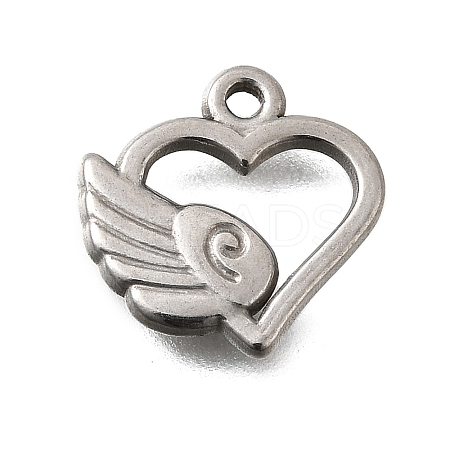 304 Stainless Steel Charms STAS-Q362-06A-P-1