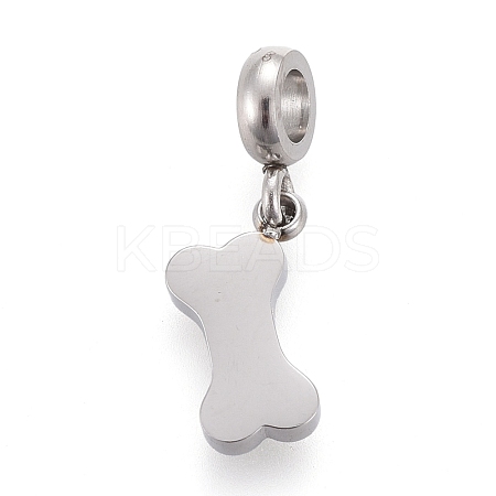 Non-Tarnish 304 Stainless Steel Pendants STAS-F259-018P-1