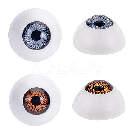 2 Pairs 2 Colors Plastic Safety Craft Eye DIY-WR0004-38-1