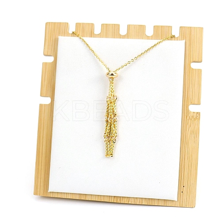 Stainless Steel Macrame Pouch Braided Gemstone Holder Pendant Necklace Making PW-WG22781-05-1