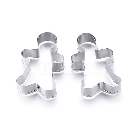 Tarnish Resistant 304 Stainless Steel Christmas Cookie Cutters LS-DIY-E012-72-1