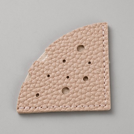PU Leather Fan Bookmarks AJEW-WH20128-004E-1