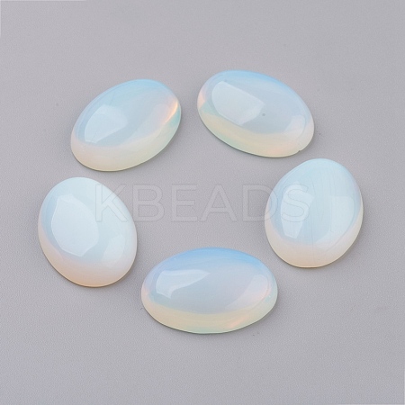 Opalite Flat Back Cabochons G-G741-22x30mm-22-1