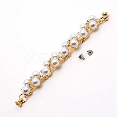 ABS Plastic Beaded Chain for DIY Keychains AJEW-WH0188-83-1