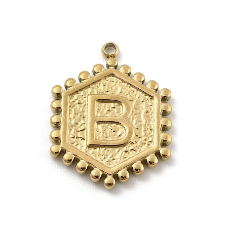 201 Stainless Steel Pendants STAS-R227-01C-G-1