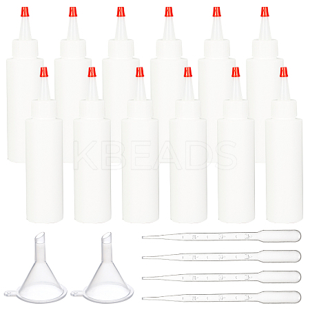 BENECREAT Column PE Plastic Squeeze Bottle KY-BC0001-10-1