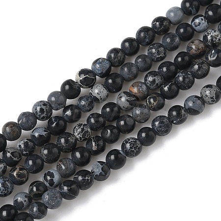 Dyed Natural Regalite/Imperial Jasper/Sea Sediment Jasper Beads Strands G-B124-C05-05-1