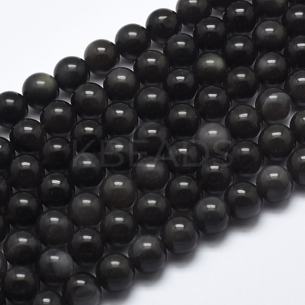 Wholesale Natural Ice Obsidian Beads Strands - KBeads.com