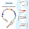 1Pc Glass Keychain HJEW-SC0002-29-2