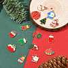 15Pcs 15 Styles Christmas Theme Alloy Enamel Pendants ENAM-FS0003-97-8