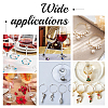 300Pcs 3 Styles 304 Stainless Steel Hoop Earring Findings STAS-UN0023-08-6