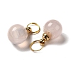 Natural Rose Quartz Openable Perfume Bottle Pendants LS-G-A026-02B-3