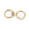 Brass Screw Carabiner Lock Charms X-KK-T047-06G-2