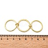 Brass Micro Pave Cubic Zirconia Finger Rings RJEW-P166-01B-G-5