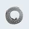 Non-Tarnish 304 Stainless Steel Herringbone Chain Necklaces NJEW-P282-03P-1