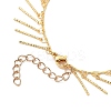 Brass Cable Chains Anklets AJEW-AN00291-3