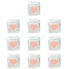 10Pcs Opaque Acrylic Enamel Beads ACRC-FS0001-02G-1