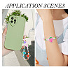 22Pcs 11 Colors Transparent Enamel Acrylic Beads TACR-TA0001-59-8