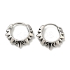 316 Surgical Stainless Steel Hoop Earrings EJEW-D096-17C-AS-1