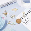 12Pcs 6 Style Alloy Pendants FIND-CW0001-15-5