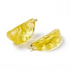 Transparent Resin Pendants RESI-P020-01P-5