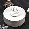 304 Stainless Steel Open Cuff Rings for Women LS-RJEW-S395-02P-3