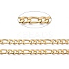304 Stainless Steel Figaro Chains STAS-M032-45G-1.2mm-2