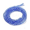 Electroplate Transparent Glass Beads Strands LS-EGLA-A035-T3mm-A14-2