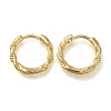 Rack Plating Twist Brass Hoop Earrings EJEW-H143-21G-4