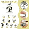 100Pcs 10 Styles Tibetan Style Alloy European Beads TIBE-YW0001-94-3