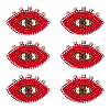 Evil Eye Shape Appliques LS-DIY-WH0401-29-1