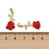 Brass Pendants KK-C095-03G-4