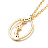 Colorful Cubic Zirconia Constellation Pendant Necklace NJEW-H166-01D-3