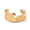 Ion Plating(IP) 304 Stainless Steel Cuff Bangles for Women BJEW-Z078-19G-2