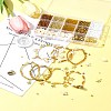 DIY Glass Seed & Synthetic Turquoise & Natural Cowrie Shell Bracelets Making Kits DIY-FS0007-11B-10