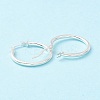925 Sterling Silver Hoop Earrings STER-P047-13C-S-3