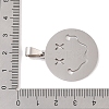 Non-Tarnish 201 Stainless Steel Pendants STAS-A094-12P-3