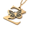 PVD Vacuum Plating 201 Stainless Steel Necklaces NJEW-R267-01Z-G-3