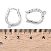 SHEGRACE Brass Hoop Earrings Findings XGR0157P-87P-3