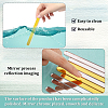 AHADEMAKER 60Pcs 3 Colors Reusable Acrylic Mirror Cakesicle Sticks DIY-GA0004-06-4