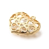 Brass with Cubic Zirconia Pendants KK-E792-30G-02-2